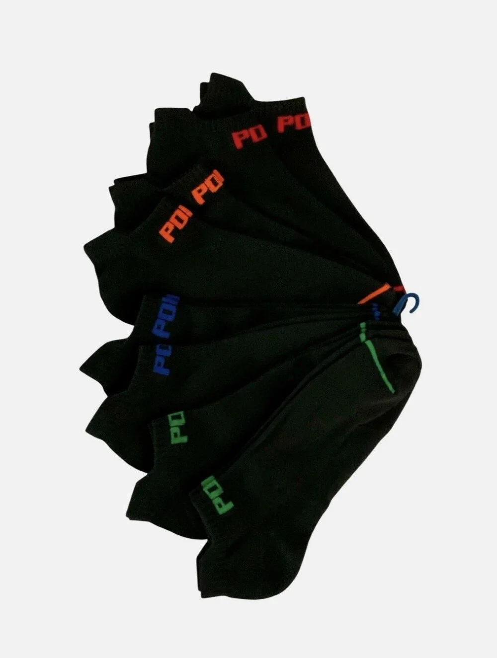Polo Ralph Lauren Men's 8-Pack No Show Low-Cut Athletic Crew Socks